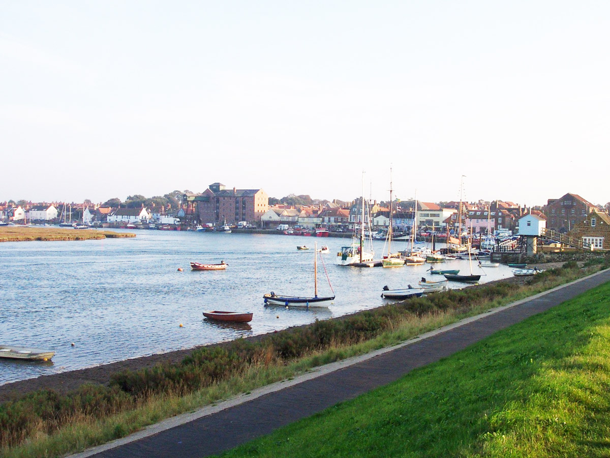 A view of Wells-Next-The-Sea Harbour